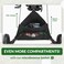caddytek Caddycruiser One Version 8  OneClick Folding 4 Wheel Golf Push Cart Lime