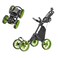 caddytek Caddycruiser One Version 8  OneClick Folding 4 Wheel Golf Push Cart Lime