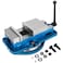 Happybuy 3 Inch Heavy Duty Milling Vise Bench Clamp Vise High Precision Clamping Vise 3 Inch Jaw Width with 360 Degree Swiveling Base CNC Vise