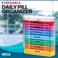 MEDca Weekly Pill Organizer Four TimesaDay 1 Dispenser with Stackable AMPM Compartments