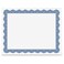 Geographics Blank Parchment Certificate Blue Golden 850 Width x 11 Length