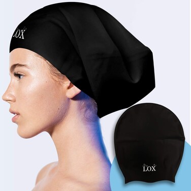 Extra Large Swim Cap for Very Long Hair Silicone Shower Cap for Braids and Dreadlocks Keeps Hair Dry While Swimming or Showering Women and Men Keeps Afro Extensions Weaves Dry