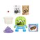 MGA Entertainment The Hangrees Toilet Story Collectible Parody Figure with Slime Multicolor
