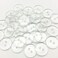 Clear Transparent Resin Buttons Round Sewing Shirt Button Embellishments Pack of 100 18mm