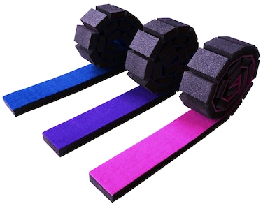 Z Athletic Gymnastics RollUp Balance Beam Blue ZATHRollupBlue