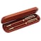 Executive Gift Shoppe Personalized Cherrywood Double Ballpoint Pen Set with Laser Engraving