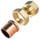 Everflow DDGV0001 1 No Lead Copper Union Fitting with Sweat to Female Threaded Connects