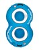 Lucky Bums Catchin Rays Heavy Duty TwoPerson River Floating Tube with Cup Holders Blue 68