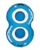 Lucky Bums Catchin Rays Heavy Duty TwoPerson River Floating Tube with Cup Holders Blue 68