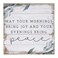 Simply Said INC Perfect Pallet Petites 8 Wood Sign  May Your Mornings Bring Joy and Your Evenings Bring Peace