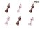 ALIMITOPIA 30pcs Barbell Dumbbell Gym Exercise Sports Bodybuilding Fitness Charm Pendant for DIY Bracelet Necklace Jewelry Making FindingsAntique SilverBronze Tone