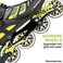 Rollerblade Macroblade 90 Alu Womens Adult Fitness Inline Skate Black and Cherry High Performance Inline Skates BlackCherry US Womens 10