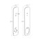 ULTRALOQ UULUL3DCPSN UL3 BT Deadbolt Cover Plate Accessory Satin Nickel