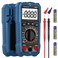 Digital Multimeter Tester6000 Counts ACDC VoltageDC Current Multi Testers Voltmeter Measures TemperatureResistanceContinuityDiodes NCVDate Hold