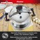 Magefesa Alustar 232 Quart Pressure Cooker recommended use for professionals made of extra thick aluminum express has a Thermodiffusion bottom 3 Security Systems