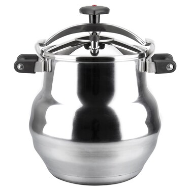 Magefesa Alustar 232 Quart Pressure Cooker recommended use for professionals made of extra thick aluminum express has a Thermodiffusion bottom 3 Security Systems