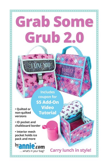 Annie Grab Some Grub 20 Pattern White