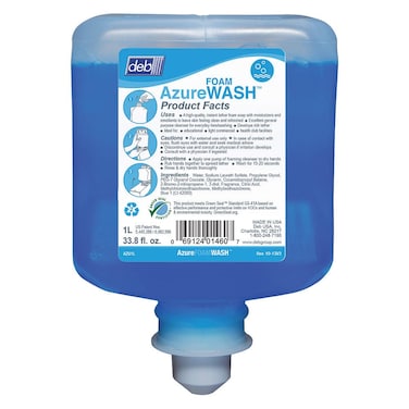 DEBAZU1L  Deb Refresh Azure FOAM Wash 1000ml Refill 6CS