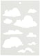 Stampers Anonymous Clouds Brett Weldele Stencils 65 by 45