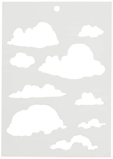 Stampers Anonymous Clouds Brett Weldele Stencils 65 by 45