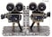 Bellaa 26287 Vintage Camera Bookend Old Style Antiques Movie Film Book Ends 7 inch