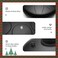 Moukey Tongue Drum Steel Drum 8 Notes  Worry Free Drum 10 Inches Portable Handpan C Major Steel Tongue Drum Calm Drum with Drumsticks Stylish Travel Bag Tone Sticker and Music Book Black
