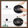 Moukey Tongue Drum Steel Drum 8 Notes  Worry Free Drum 10 Inches Portable Handpan C Major Steel Tongue Drum Calm Drum with Drumsticks Stylish Travel Bag Tone Sticker and Music Book Black