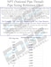 EDGE INDUSTRIAL Steel Female Branch TEE 18 MNPT x 18 FNPT HYDRUALICFuelAIRWaterOilGasWOG