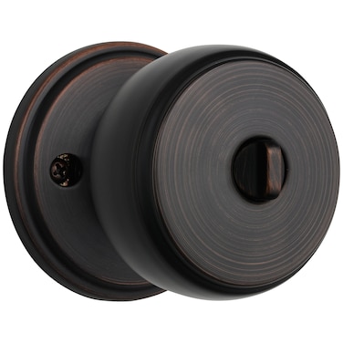 BRINKS  Classic Privacy Locking Interior Door Knob Tuscan Bronze  Blends Seamlessly with Interior Dcor and Has Durable and Reliable Construction