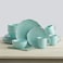Pfaltzgraff Remembrance Dinnerware Set 16 Piece Green Teal