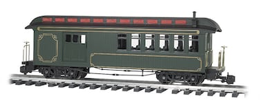 Train Passenger Car Jackson Sharp Passenger Car Combine Painted Unlettered Olive With Gold Lining Large Scale