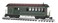 Train Passenger Car Jackson Sharp Passenger Car Combine Painted Unlettered Olive With Gold Lining Large Scale