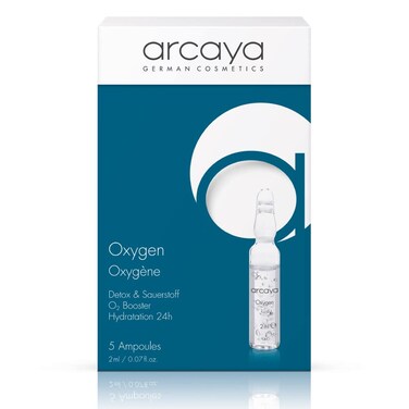 Arcaya Oxygen Booster Ampoule Serum  Promotes Cell Renewal  Vitamin E Antioxidant serum for Deep Hydration  Fine Line Correction Vegan  ParabenFree Formula5x2ml