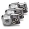 Pristar Compatible Label Tape Replacement for XR18WE XR18WE for Casio Label Maker Tape 18mm 34 for Casio EZ Label Maker KL750 KL780 KL7000 KL7200 KL120 KL130 KL820 Black on White 3Pack