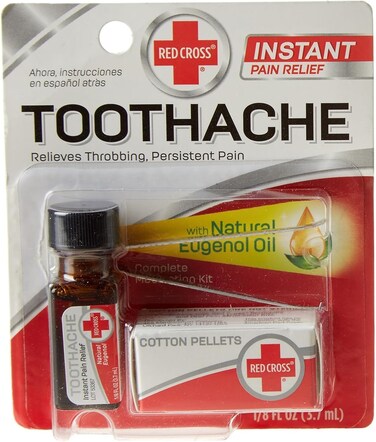 Red Cross Toothache Complete Medication Kit 012 oz Pack of 5