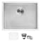 Ruvati 23 x 18 x 12 Deep Laundry Utility Sink Undermount 16 Gauge Stainless Steel  RVU6100