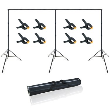 LINCO Backdrop Stand for Parties 920 ft Heavy Duty Photography Video Studio Background Kit 4166 for Wedding Parties Photo Shooting