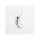 Elements YD55587PC Double Wall Mount Decorative Hook Polished Chrome
