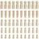 Juvale Set of 50 Unfinished Wood Peg Dolls Family Wooden People for Crafts Dollhouse Figures 5 Sizes