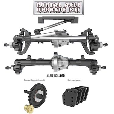 Redcat Racing Portal Axle Kit Designed for The GEN7 Scale Crawler 4 Black ModelB07MFRS6RN