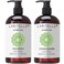 Laritelle Organic Shampoo 17 oz  Conditioner 16 oz  Prevents Hair Loss Promotes Hair Growth  Organic Quinoa  Keratin  Rosemary Ginger  Grapefruit  NO GMO SLS Gluten Parabens Phthalates