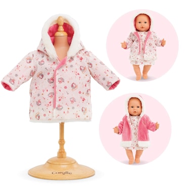 Corolle  Enchanted Winter Reversible Coat  Baby Doll Clothing Accessory for 14 Dolls