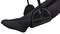 Sleepy Ride  Airplane Footrest Made with Premium Memory Foam  Airplane Travel Accessories  Helps to Prevent Swelling and Soreness  Provides Comfort for Shorter Legs Jet Black