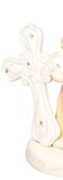 Precious Moments May Faith Guide You Girl Holding Cross Bisque Porcelain Figurine 172013