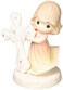 Precious Moments May Faith Guide You Girl Holding Cross Bisque Porcelain Figurine 172013