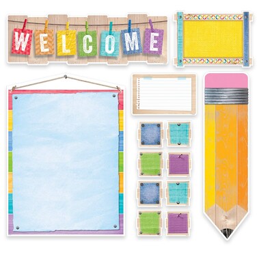 Creative Teaching Press Upcycle Style Welcome Bulletin Board 7054