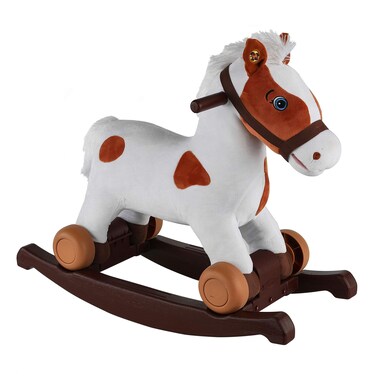 Rockin Rider Carrot 2in1 Pony Plush RideOn Painted