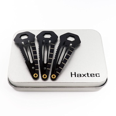 Haxtec 3 Pack Multi Tool Tactical Hair Clips MultiFunctional EDC Survival Kit For Women  3 Packs
