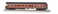 Bachmann Industries Prr 130 Ho Scale 72 Heavyweight Observation Car with Lighted Interior