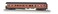 Bachmann Industries Prr 130 Ho Scale 72 Heavyweight Observation Car with Lighted Interior